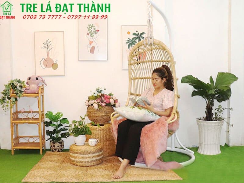 Ghế Mây Đung Đưa - GMDD009